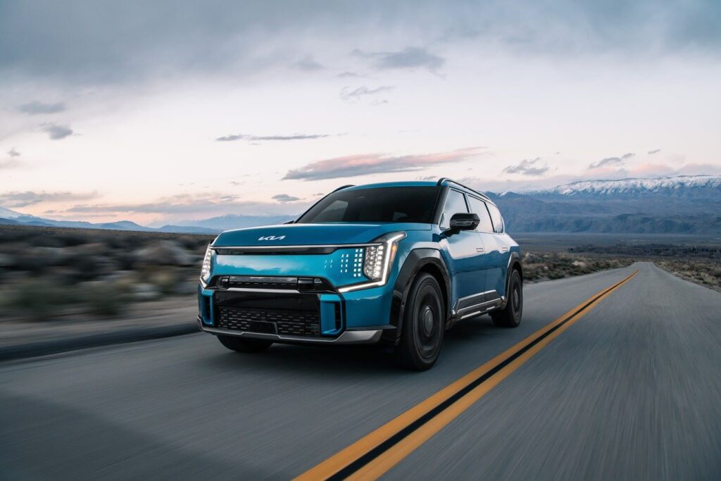 El Kia EV9 de tres filas sorprende con la clasificación estimada por la EPA